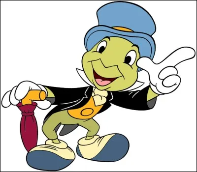 Quel est ce grillon anthropomorphe qui représente la bonne conscience de Pinocchio ?