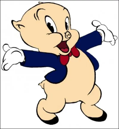 Quel est ce cochon anthropomorphe atteint d'un fort bégaiement, vedette dans Looney Tunes et dans Merrie Melodies ?