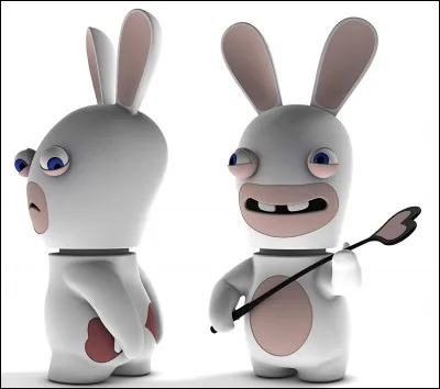 Quels sont ces lapins blancs anthropomorphes, mentalement instables et stupides ?