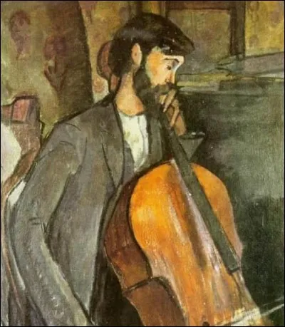 À qui appartient la toile "Le Violoncelliste" ?