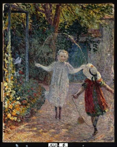Qui est le peintre de "La Corde à sauter" ?