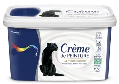 Quelle marque de peinture utilise une panthère noire dans ses publicités ?