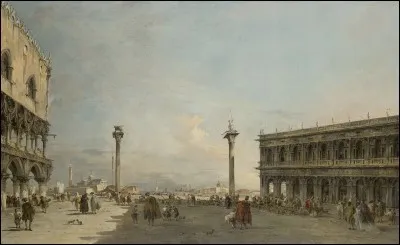 À quel artiste doit-on cette vue de la Piazetta de Venise ?