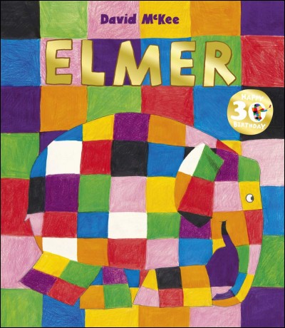 De quelle couleur est Elmer l'éléphant ?