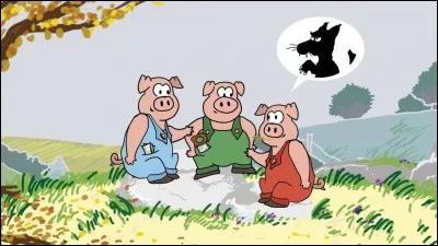 Dans ''Les Trois Petits Cochons'', en quoi fabriquent-ils leurs maisons ?