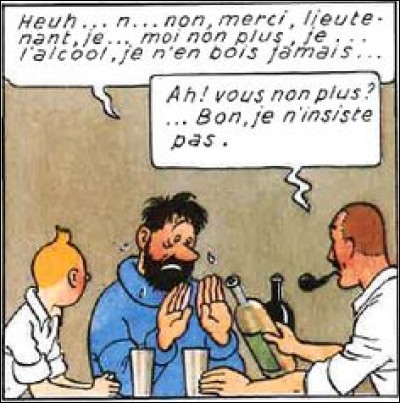 Dans quel album le capitaine Haddock promet-il a Tintin d'arrêter de boire ?