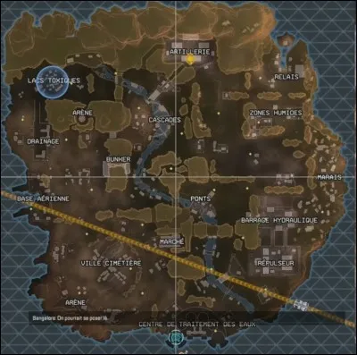 Quel endroit sur la première map était le plus visité ?