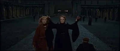 Quel est le sortil&egrave;ge qu'a utilis&eacute; McGonagall pour faire appel aux cr&eacute;atures en pierre lors du film 7 ?