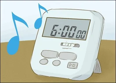 Tout commence au petit matin lorsque je me lève pour me préparer et prendre le bus scolaire. À quelle heure, mon réveil sonne-t-il ?