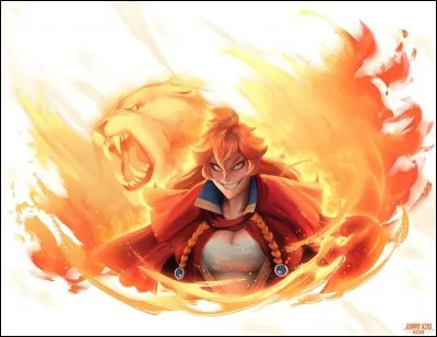 Je vous présente la femme la plus crainte et l'une des plus puissantes mages du royaume. Elle occupe aussi le rôle du capitaine de la compagnie du Lion Flamboyant. Comment se nomme-t-elle ?