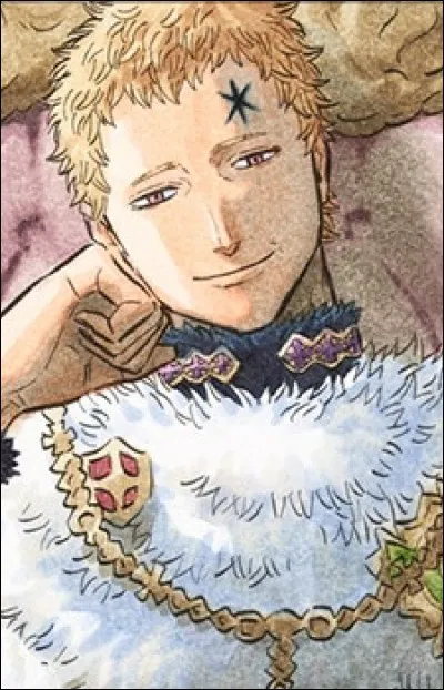 Voici l'un des hommes les plus respectés dans le royaume de Clover. Je vous présente l'empereur-mage. Quel est son nom ?