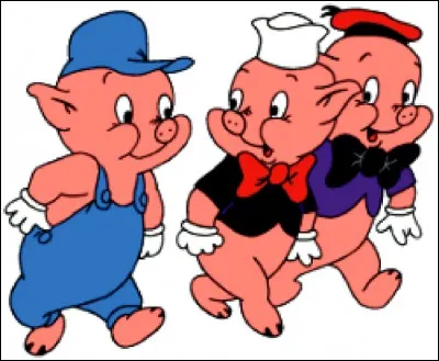 Dans le conte "Les trois petits cochons", en quoi Nouf Nouf construit-il sa maison ?