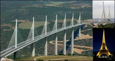 En oubliant les mats, les pyl&ocirc;nes des &eacute;metteurs radio/t&eacute;l&eacute; (militaires ou civils), en oubliant les chemin&eacute;es d�usines, quelle est la construction la plus &eacute;lev&eacute;e que l'on puisse trouver en France ?