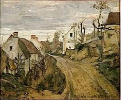 Qui a peint "La vieille route à Bougival" ?