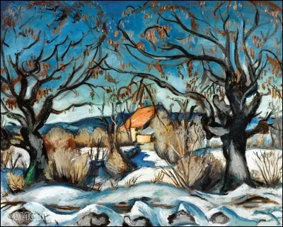 Qui est le peintre de "La Chaumière" ?