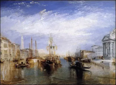 Qui est le peintre du "Grand canal à Venise" ?