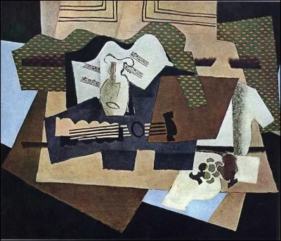 Qui a peint "Nature morte avec guitare" ?