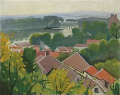 Qui a peint "Les toits rouges, Herblay" ?