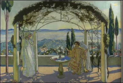 Qui a peint "L'annonciation &agrave; Fiesole " ?