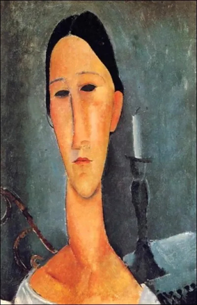 Qui a peint "Hanka Zborowska au bougeoir" ?