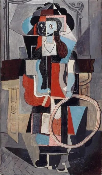 Qui a peint "Fillette au cerceau" ?