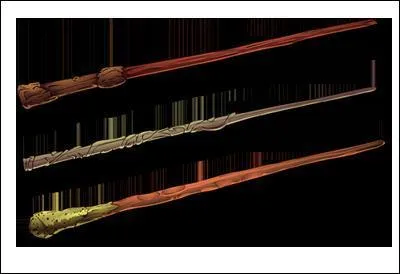 En quoi est faite la baguette de Hagrid et combien mesure-t-elle ?