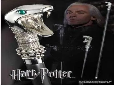 En quoi est faite la baguette de Lucius Malefoy ?