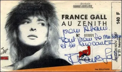 Que raconte la chanson de France Gall dans "La chanson de Maggie" ?