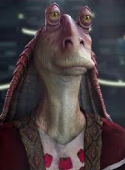 Où peut-on voir le personnage Jar Jar Binks ?