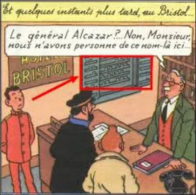 Dans quel pays se trouve l'hôtel Bristol, indiqué par le général Alcazar ?