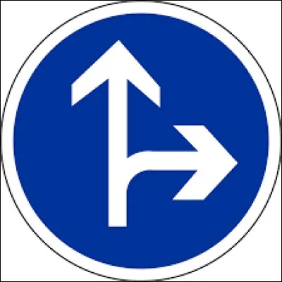 Ce panneau de signalisation indique une obligation.