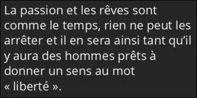As-tu une passion en particulier ?