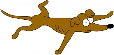 Comment s'appelle le chien des Simpson ?