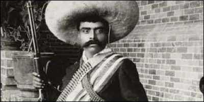Grande figure des révoltes paysannes et de la révoltion mexicaine, c'est ... Zapata.