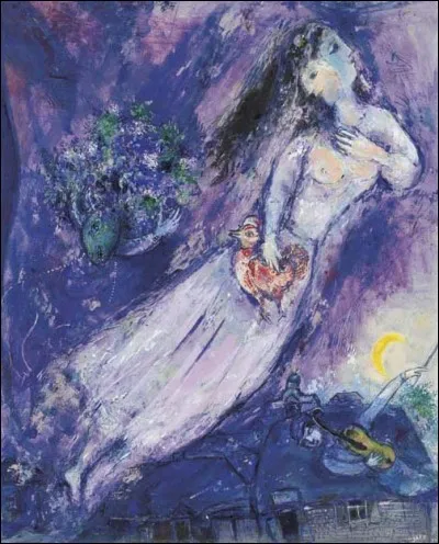 Quel peintre est l'auteur du tableau "Le filigrane violet" ?