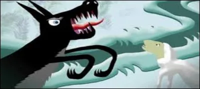 Mais les individus malveillants et suffisants ne peuvent entendre raison et, ici, le loup fait partie du lot, d'ailleurs il est fier de soutenir sa réputation. 
Que prétend-il encore pour avoir gain de cause et soumettre l'agnelet par la peur ?