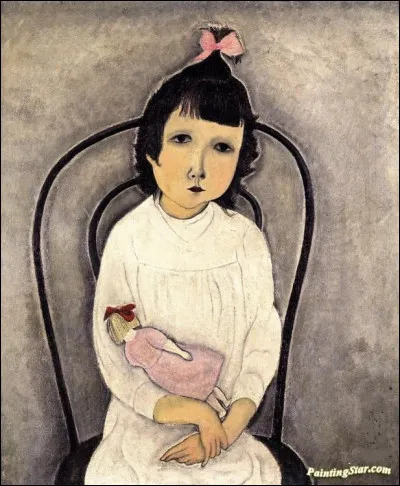 Qui a représenté cette enfant à la poupée ?