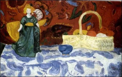 Qui a peint "Nature morte à la poupée et aux fruits" ?
