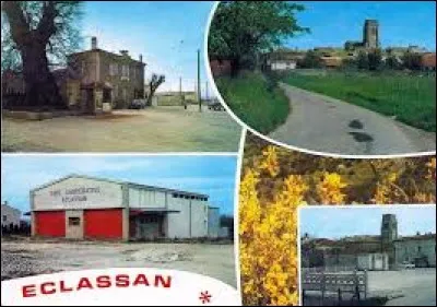 Commune Ard&eacute;choise, &Eacute;classan (ou Eclassan) se situe dans l'ancienne r&eacute;gion ...