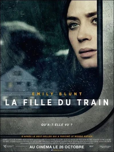 "La Fille du train" est un long-métrage dans lequel joue Emily Blunt.