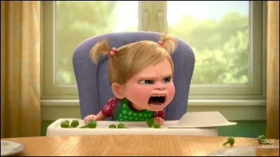 Quels légumes déteste la petite fille ?