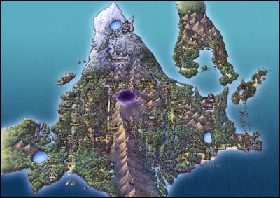 Quel est le nom de la chaîne de montagnes dominant Sinnoh ?