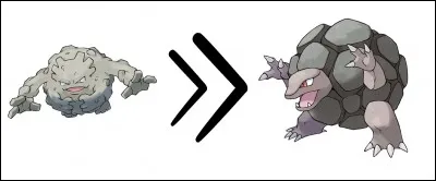 On ne peut faire évoluer un Gravalanch en Grolem qu'avec...