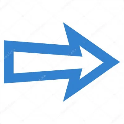 Vers quel côté est pointée cette flèche ?