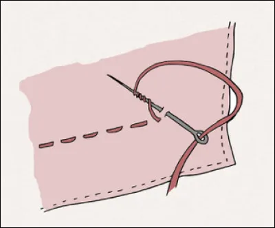 En couture, quel est le nom du point qui termine le fil de couture ?