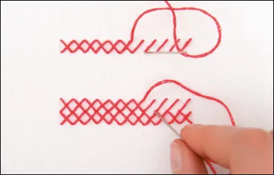 En broderie, quel est le nom de ce point ?