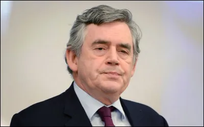 Cet homme politique britannique, Premier ministre de 2007 &agrave; 2010, c'est ... Brown.