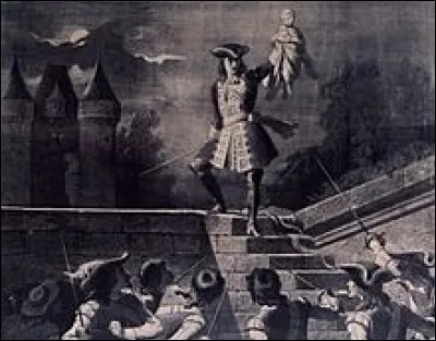 Il sauve un bébé dont on assassine le père au début de l'histoire et 18 ans plus tard, rend l'enfant à sa mère et punit l'assassin.