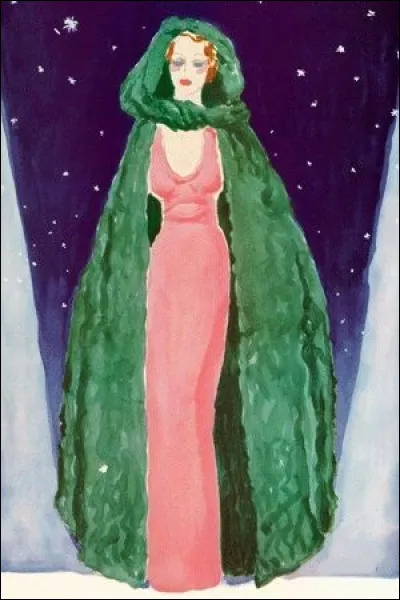 Cape verte sur robe rose, de qui est ce tableau ?