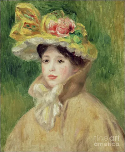 Qui est le peintre de la "Fille à la cape jaune" ?
